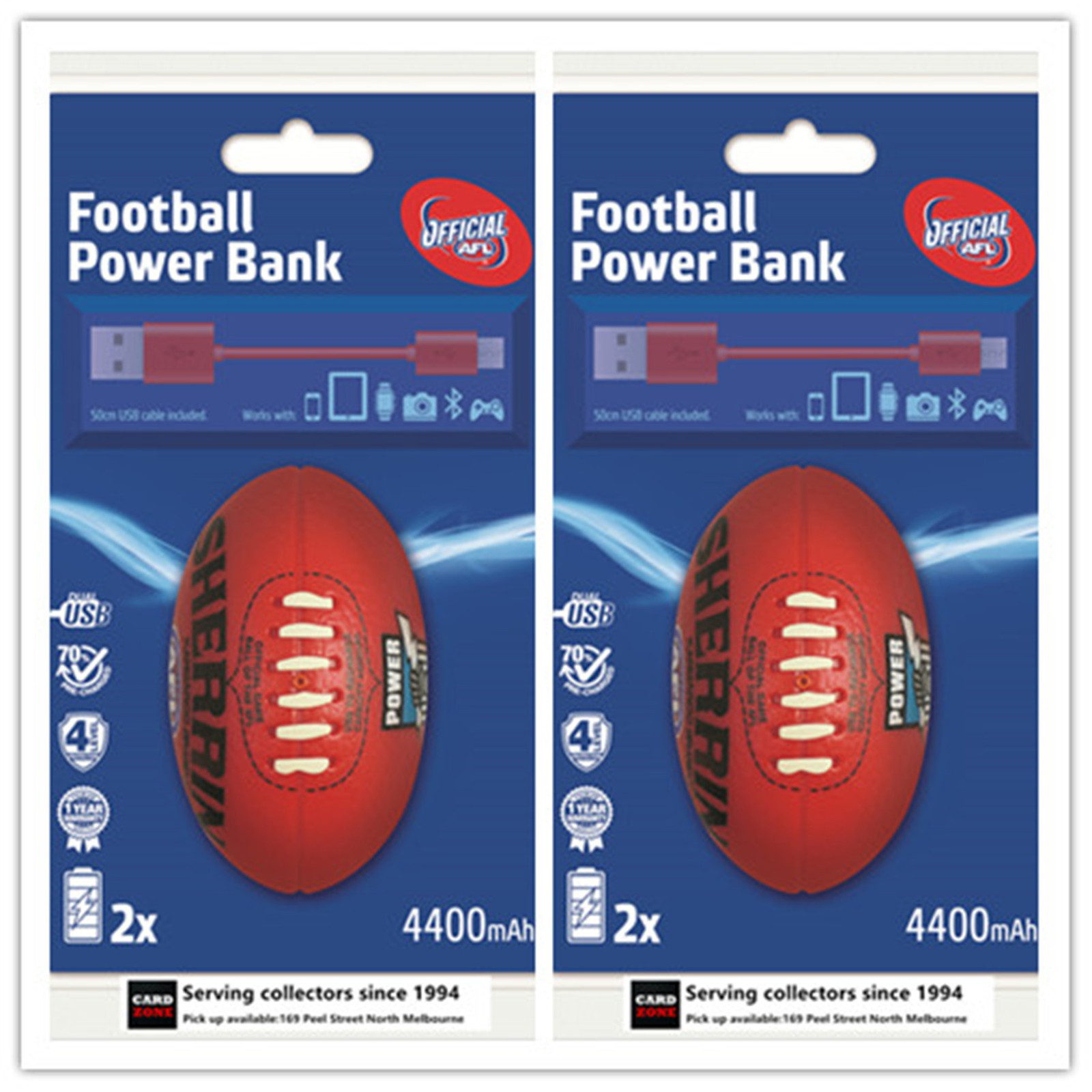 I Phone Portable Power Supplier Rechargeable Charger Sherrin P.Adelaide x2-handy