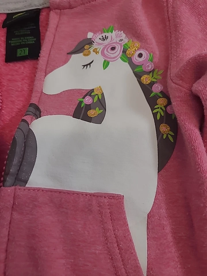 Sudadera con capucha y cremallera John Deere 2T Foto 3 de 4