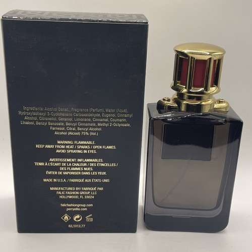 Perry Ellis OUD Saffron Rose Absolute 3.4oz EDP Unisex Spray Rare Discontd -NIB - Picture 3 of 8