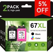  67 67XL Ink Cartridge for HP 67 XL Deskjet 2755 4155 2720e Envy 6010 6055 6020e