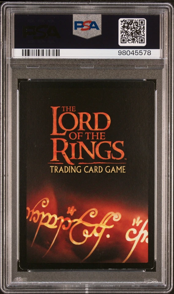 Lurtz Lawrence Makoare 1R128 FOIL SIGNED PSA Auto Lord of the Rings TCG LOTR - Image 2 of 2