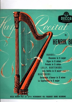 Henrik Boye - Harp Recital By Henrik Boye, LP, (Vinyl)