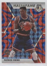 2019 Panini Mosaic Hall of Fame Reactive Blue Prizm Patrick Ewing #289 HOF 0xq8