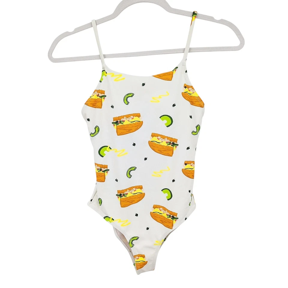 Traje de baño Panera Bread Chipotle pollo aguacate derretido traje de baño de una pieza S Foto 2 de 4