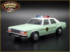 1983 83 FORD LTD CROWN VICTORIA US CUSTOMS BORDER PATROL 1:64 SCALE MODEL CAR