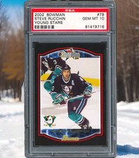2002 Bowman - Steve Rucchin (RC) Young Stars Rookie #79 PSA 10 POP 1