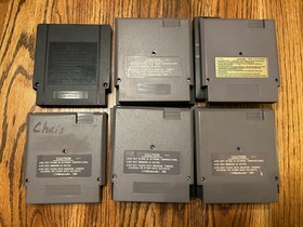 Nintendo NES Lot Mega Man 2 Ghosts Goblins Indiana Jones Kirby&rsquo;s Adventure Birth