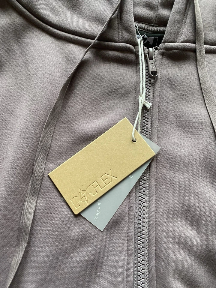 NWT POPFLEX Oversized Cloud Romper Dusty Mauve Pink Purple Women’s Sz L/XL - Image 2 of 4