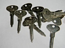 Lot of 9 - Taylor X8 Key Blank for Volkswagen Type 4    -   E84