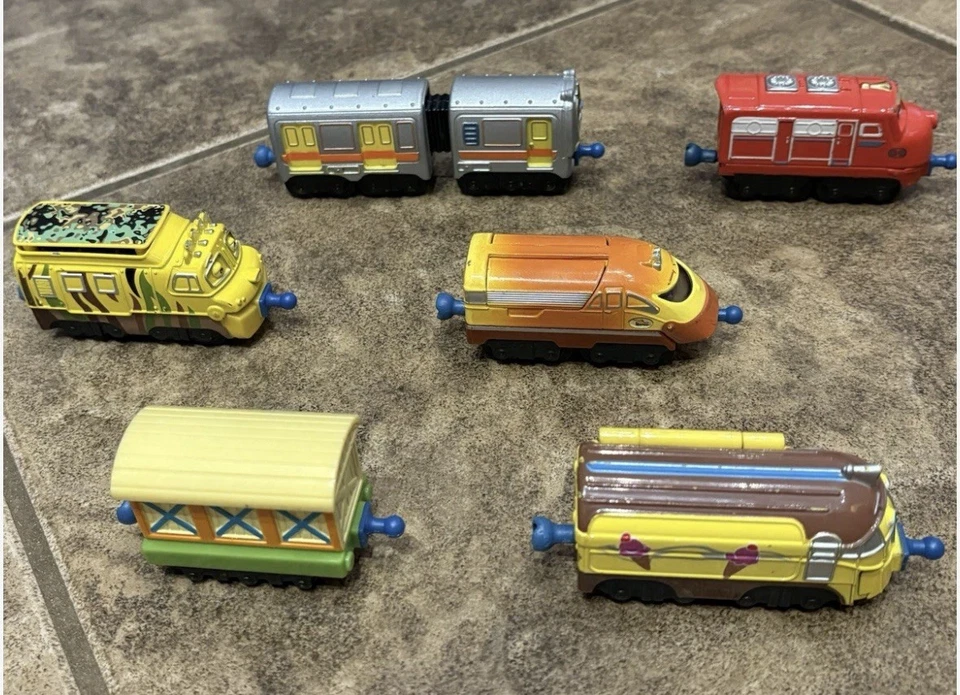 Disney Chuggington Diecast Metal Trains Group Lote Juego de 6 Foto 3 de 3