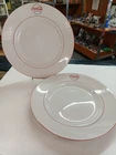 Set Of 2 Vintage Gibson Coca-cola Cafe 11.5" Dinner Plates