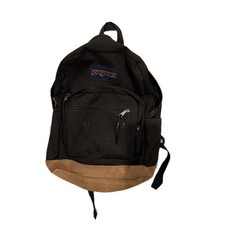JanSport Right Pack 3 Section Black Brown Backpack