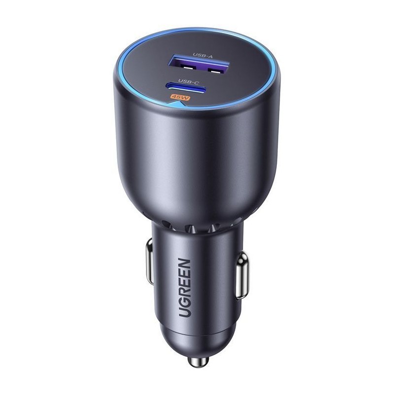 Chargeur voiture UGREEN 63W idéal pour alimenter votre GPS et téléphone en voyage de vacances