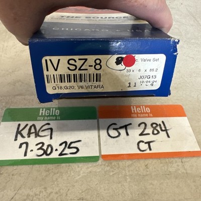 Top Line SZ-8 Valves QTY OF 1