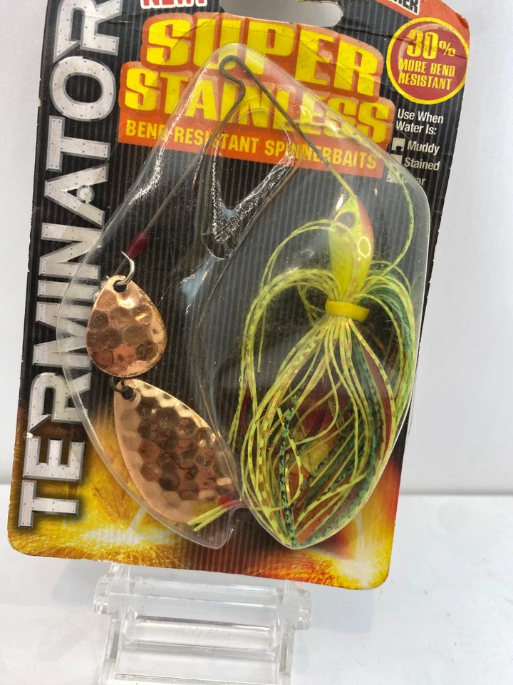 Cebo giratorio Terminator súper inoxidable resistente a las curvas TSSPA102 nuevo en paquete Foto 2 de 4