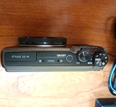 Olympus Stylus XZ-10 Digital Camera Black with Accessories Near