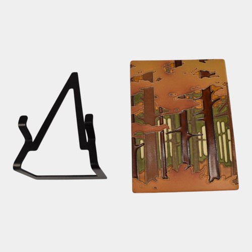 Motawi Tileworks Pottery Autumn Woodland Scenic Ceramic Tile - Picture 6 of 7
