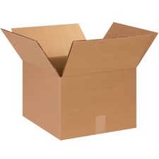 Box USA Double Wall Shipping Boxes Medium 14"L x 14"W x 10"H 15-Pack - Corrug...