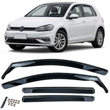 Windabweiser Regenabweiser 4-teilig Schwarz getönt für VW Golf 7 2013-2017