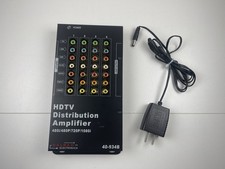 CALRAD 40-934B HDTV Distribution Amplifier WITH CHARGE CORD