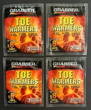 Grabber Toe Warmers-Lot of 4- 2 Packs-Exp Date 02/2028