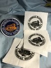 VTG NRHS 3" ROUND EMBROIDERED PATCH & CREATED 3.5" COTTON SQUARES SET"(7 Pcs)NEW — photo 1