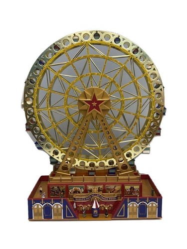Mr. Christmas Interior Goods Worlds Fair Grand Ferris Wheel Used