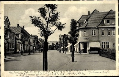 Postcard Neubeckum Beckum in Warendorf district, Beckumer Straße, shop - 10253768