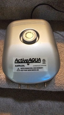Hydrofarm Active Aqua AAPA15L 6W 240 GPH Hydroponic Aquarium 4 Outlet Air Pump