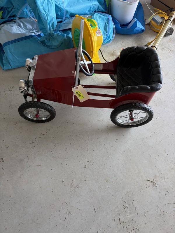 Vintage Pedal Cars - 1938 Rat-Rod Custom Pedal Car With New Paint Job And More