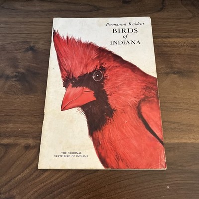 VTG PERMANENT RESIDENT BIRDS OF INDIANA BROCHURE DEPT NATURAL RESOURCES IND1966X
