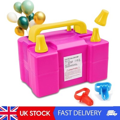 Elektrische Ballonpumpe, Tragbare Ballongebläsepumpe Aufblasen, High Power Dual