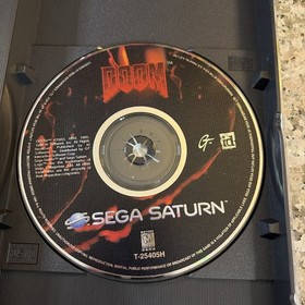 Sega Saturn Doom Video Game 1995 Complete In Box Great Condition