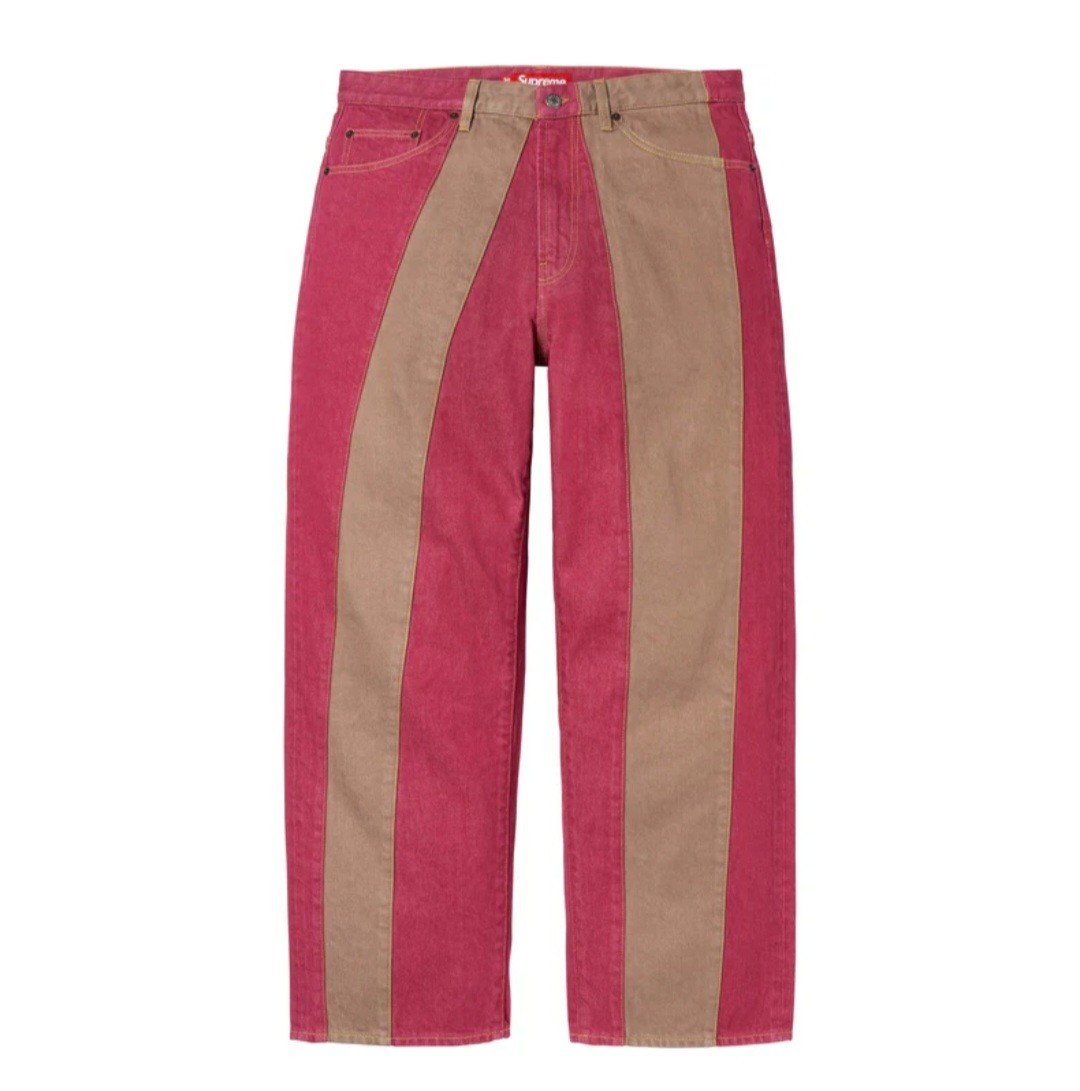 パンツ Supreme Baggy Jean light brown 32 Supreme Stars Topstitch Baggy Jean Brown Men's - SS25 - US