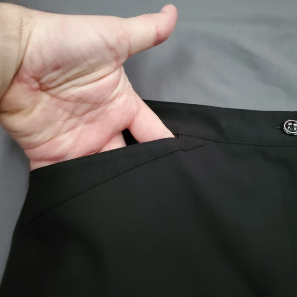 Pantalones Cortos EP Pro Para Mujer 8 Bermudas Golf Cortos Tiro Medio 13" Entrepierna Poliéster Negro Foto 2 de 4