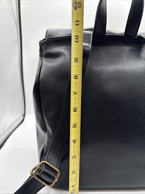 Frye & Co Backpack Bag Black Adjustable Straps Soft Luxury School Travel Frye & Co Backpack Bag Black Adjustable Straps Soft Luxury  main image 3