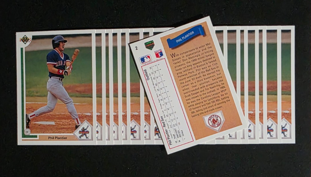 Phil Plantier - RC - Star Rookie - 1991 Upper Deck # 2 - Boston Red Sox