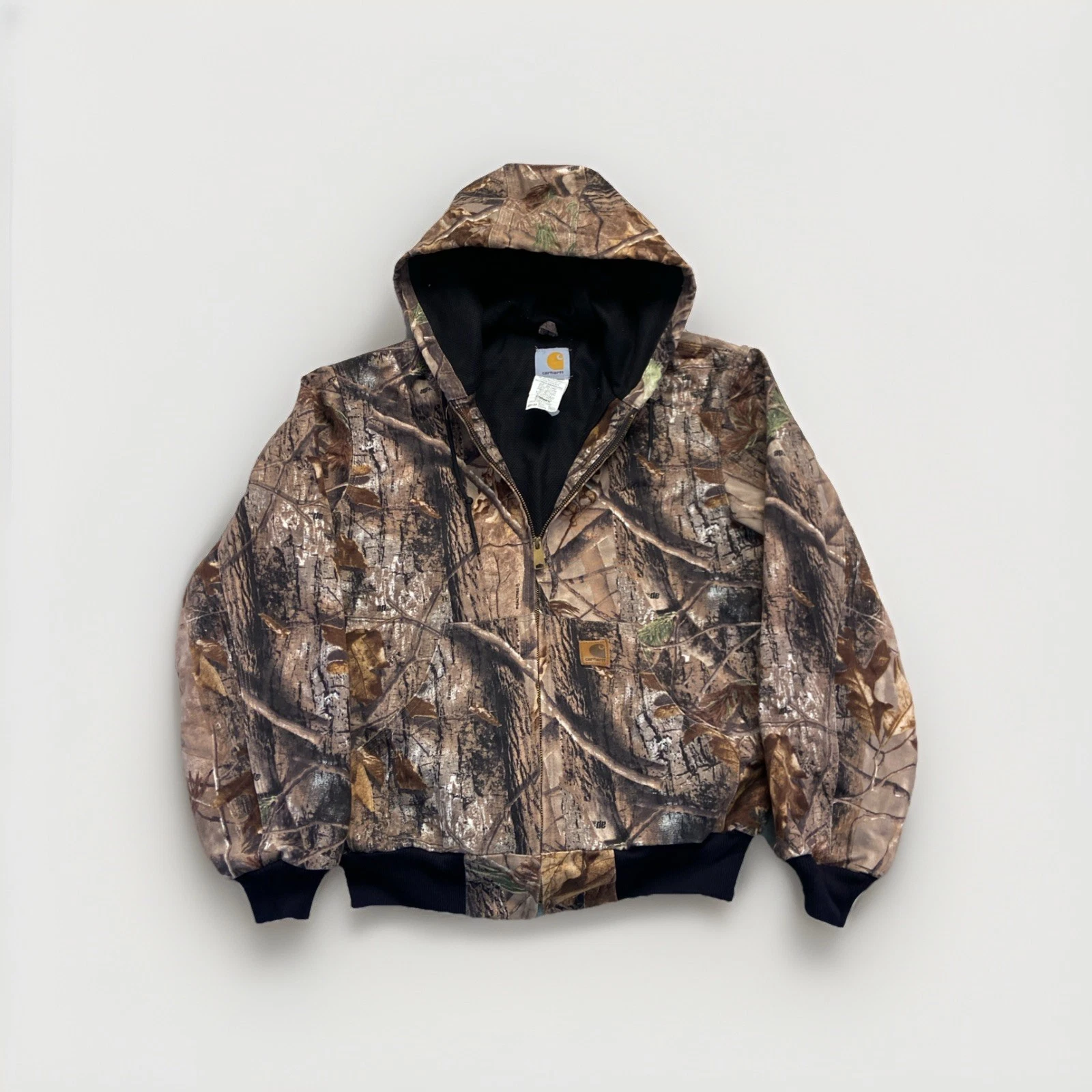 Carhartt Realtree Camo Jacket Men’s S J220 CAP Vintage Duck Canvas Active