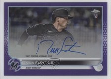 2022 Topps Chrome Rookie Purple Refractor 202/250 Nick Fortes #RA-NF Auto 7eo