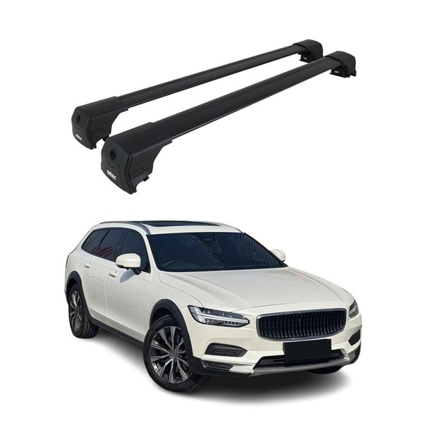 DachträGer GepäCkträGer FüR Volvo V90 V90 Cross Country 2017-24 ABE Schwarz-image