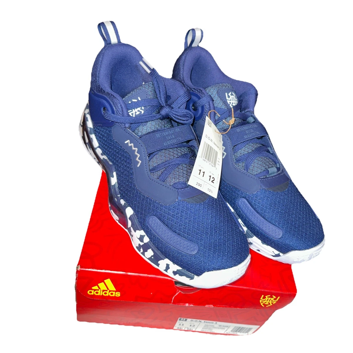 NIB RARE Adidas | D.O.N. Issue #3 Basketball shoes Sneakers Release – adidas D.O.N. Issue #3 “Clear  main image 2
