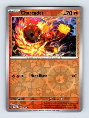 Charcadet - Scarlet & Violet Base Set 040/198 - Rev Holo - NM - Pokémon TCG