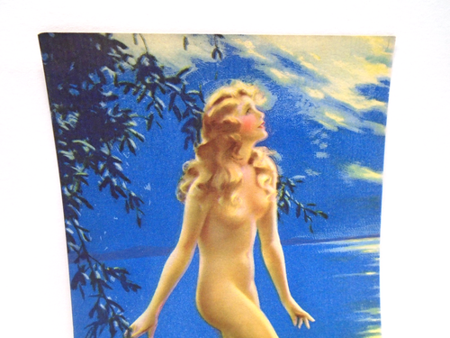 Vintage Mabel Rollins Harris Original Pin-Up Kunstdruck, 30er-40er Jahre! EX. ZUSTAND! - Bild 4 von 7