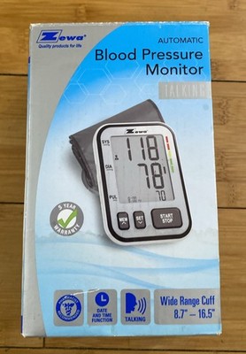 ZEWA Automatic Talking Blood Pressure Monitor Model:UAM-901 - New In Opened Box