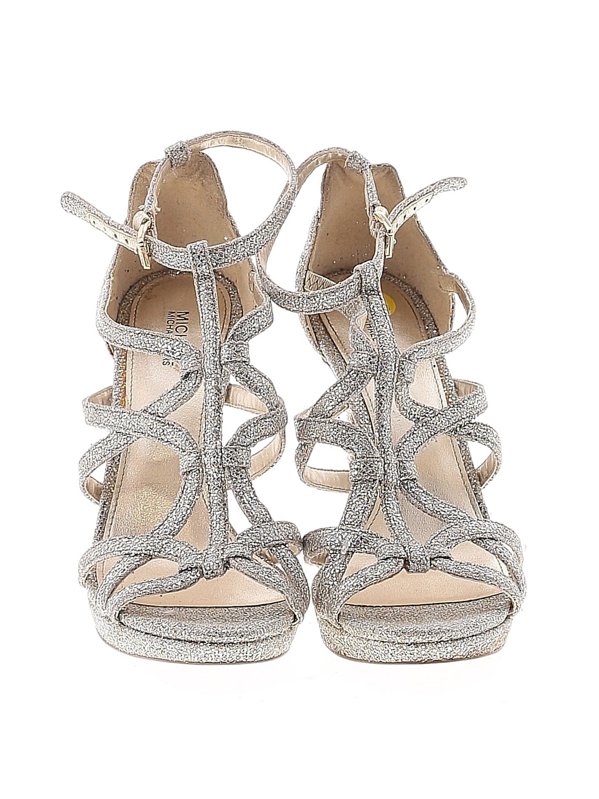 MICHAEL Michael Kors Women Silver Sandals US 8 thumbnail 2
