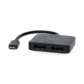 NDS 0,20 METRI Adattatore USB-C  USB 3.2 Gen 1  USB-C Maschio  2x Displayport Fe