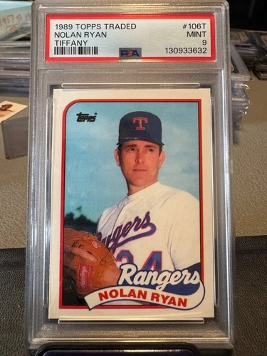 1989 TOPPS TRADED TIFFANY Nolan Ryan #106T PSA 9 ASTROS VERY SHARP & CENTERED!