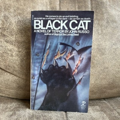 Black Cat A Novel Of Terror by John Russo - VTG PB From Hell 1982 VG