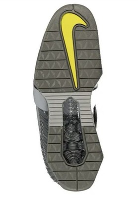 Nike Romaleos 4 Mens Weightlifting Shoes Grey Yellow CD3463-002 Size 7.5 Nike Romaleos 4 Wolf Grey Yellow Weightlifting Shoes CD3463  main image 4