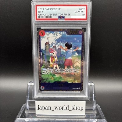 PSA 10 Uta OP09-002 R Flagship Battle Promo One Piece Card